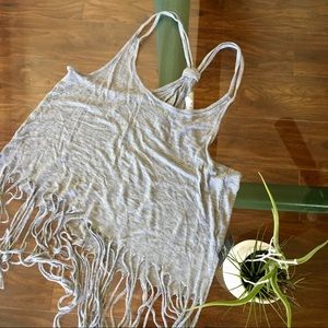 Strappy Fringe Tank